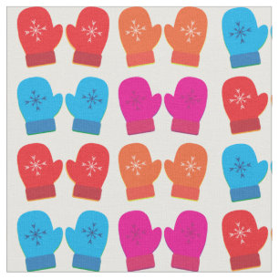 Tissu Tonnerre-Cove tricolore Mittens tricolore