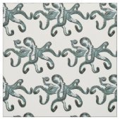 Tissu Tonnerre octopus bleu (Échantillon)