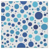 Tissu Tons de Pois bleus (Fermer)