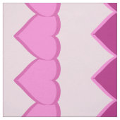 Tissu Tons des lignes de coeur rose (Échantillon)