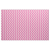 Tissu Tons Rose Et Blanc Zigzag Chevron Motif (Yard)