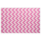 Tissu Tons Rose Et Blanc Zigzag Chevron Motif (Fat Quarter)