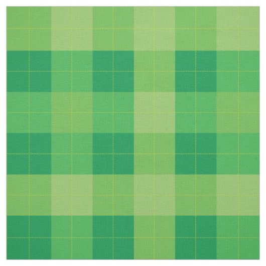 Tissu Tons verts Plaid Motif géométrique (Échantillon)