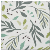 Tissu Tons verts Tropical Leafs Motif (Échantillon)