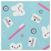 Tissu Tooth Toss in Blue (fermé)