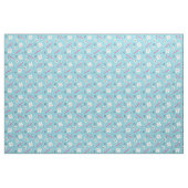 Tissu Tooth Toss in Blue (Yard)