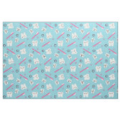 Tissu Tooth Toss in Blue (Fat Quarter)