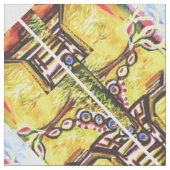 Tissu Top mode art jaune (fermé)