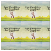 Tissu Top Softball Dreams (Échantillon)