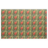 Tissu Torche rouge (Fat Quarter)