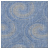 Tissu torsadée de nuages bleus (Fermer)