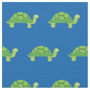 Tissu Tortue mignonne Enfant Nourriture bébé Tortue bleu