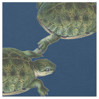 Tissu Tortue verte