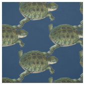 Tissu Tortue verte (Échantillon)