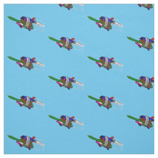 Tissu Tortue volante (Échantillon)