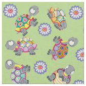Tissu tortues caricaturales (Fermer)