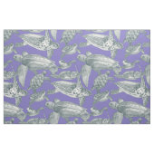 Tissu tortues de mer apatite lavender (Fat Quarter)