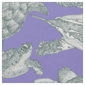 Tissu tortues de mer apatite lavender (Fermer)