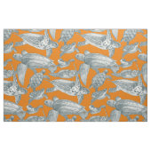Tissu tortues de mer apatite orange (Fat Quarter)