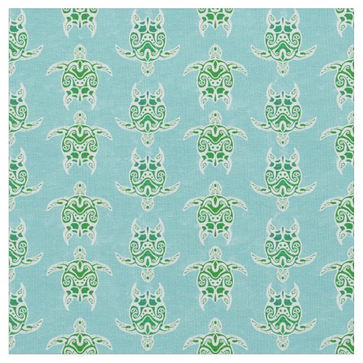 Tissu Tortues de mer vertes de Seagreen (Fermer)