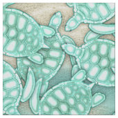 Tissu Tortues minces Mer et Sable ID696 (fermé)