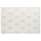 Tissu total solar eclipse August 12 2026 orange sun (Fat Quarter)