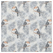 Tissu Toucan gris (Échantillon)