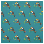 Tissu Toucans Oiseaux Mignons (Échantillon)