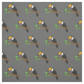 Tissu Toucans Oiseaux Mignons (Échantillon)