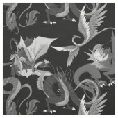 Tissu Tour du monde de dragon (Échantillon)