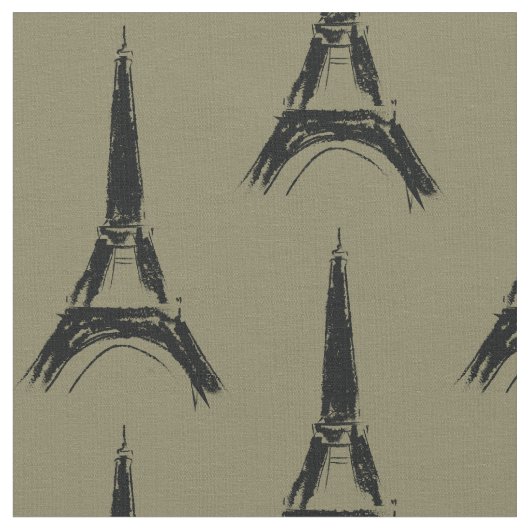 Tissu Tour Eiffel (Fermer)