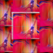 Tissu Tour Eiffel de Paris (Carreau)