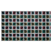 Tissu Tourne-disques d'art pop rétro (Fat Quarter)