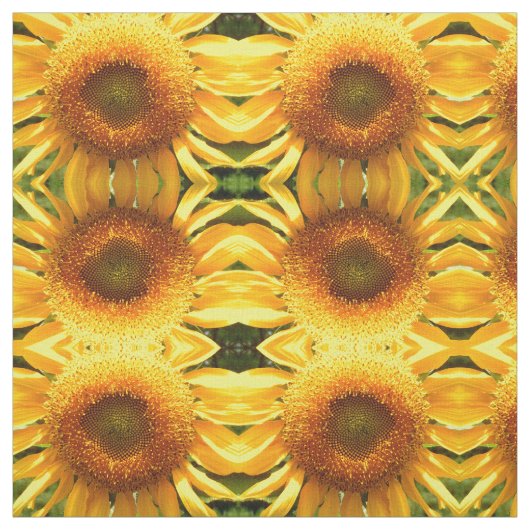 Tissu Tournesol jaune mammouth géant (Échantillon)