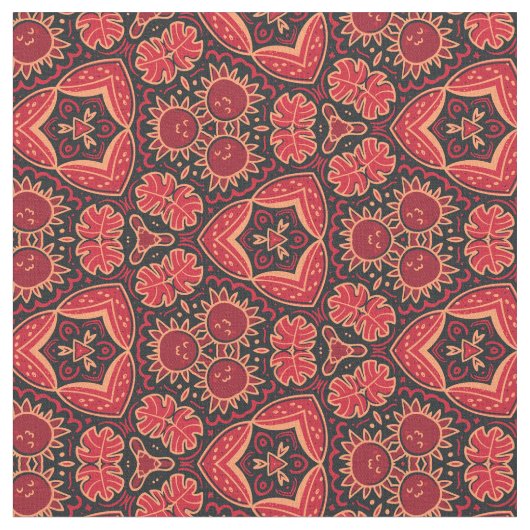 Tissu Tournesol tropical (Fermer)