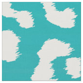 Tissu Tourquoise Leopard Patters (Fermer)