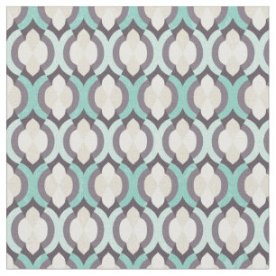 Tissu Tourquoise Moroccan Pattern