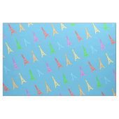 Tissu Tours Eiffel Arc-en-ciel (Fat Quarter)