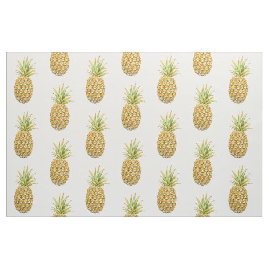 Tissu Tout étoffe d'ananas couleur personnalisée (Fat Quarter)
