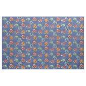 Tissu Tracteur agricole Denim Blue Design (Fat Quarter)