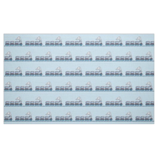 Tissu Train de jouets (Fat Quarter)
