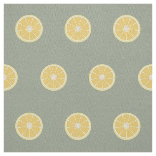 Tissu tranche de citron (Échantillon)