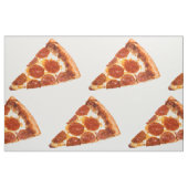 Tissu Tranche de pizza pepperoni classique de SlipperyJo (Fat Quarter)