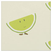 Tissu Tranche de sourire de chaux (Fermer)