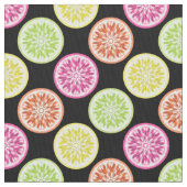 Tissu Tranches d'agrumes colorées (fermé)