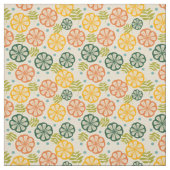 Tissu Tranches d'agrumes modernes du milieu du siècle (Échantillon)