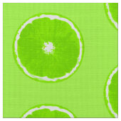 Tissu Tranches de chaux d'art de bruit - vert de chaux (Fermer)