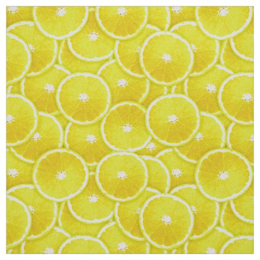 Tissu Tranches de citron (Échantillon)