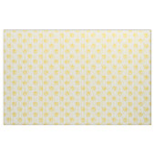 Tissu Tranches de citron lumineuses sur fond rayé (Fat Quarter)