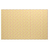 Tissu Tranches de citron sur rose (Yard)